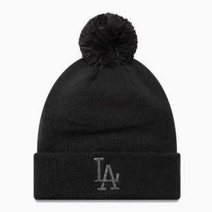 Damen Wintermütze New Era Metallic Bobble Los Angeles Dodger Schwarz