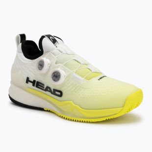 Herren-Tennisschuhe HEAD Endure Pro BOA Clay white/yellow