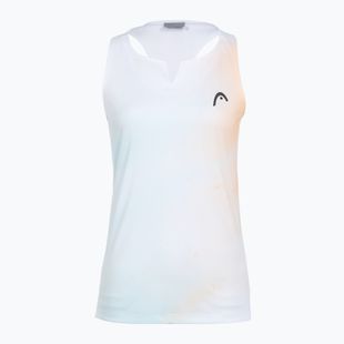Damen-Tennis-T-Shirt HEAD Agility Tank Top apricot/print vision