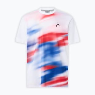 Herren-Tennis-T-Shirt HEAD Blur royal/print