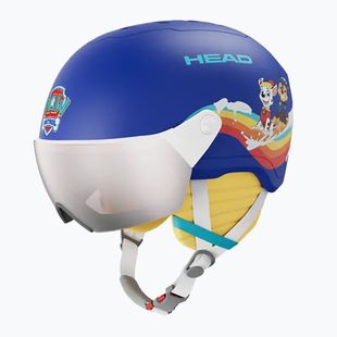 Kinder-Skihelm HEAD Yuki Visor Paw S2 Jr paw blue/silver/red