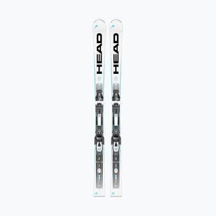 Alpinski mit Bindung HEAD WC Rebels e-SL RP EVO 14 + Freeflex 14 GW white/black
