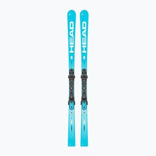 Alpinski mit Bindung HEAD WC Rebels e-Speed Pro RP WCR 14 + Protector+ FF 14 GW blue/white