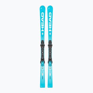 Alpinski mit Bindung HEAD WC Rebels e-SL Pro RP WCR 14 + Protector+ FF 14 GW blue/white