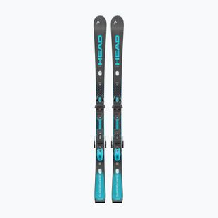 Alpinski mit Bindung HEAD Supershape e-Speed SW BB-PR + Protector Evo PR 13 GW black/blue