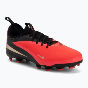 Kinder-Fußballschuhe Nike Jr. Phantom 6 Low Academy bright crimson/bright crimson/black