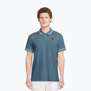 Herren-Tennisshirt Nike Court Heritage smokey blue/smokey blue