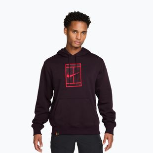 Herrenpullover Nike Court burgundy ash/bright crimson