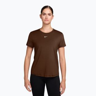 Damen-T-Shirt Nike One Classic Dri-Fit SS cacao wow/white