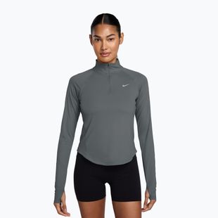 Laufpullover für Damen Nike Tempo Dri-Fit 1/4 Zip cool grey