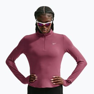 Laufpullover für Damen Nike Swift Dri-FIT UV 1/4-Zip pink smoke