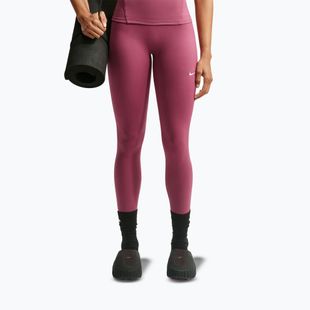 Damenleggings Nike One pink smoke/white