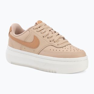 Damen-Schuhe Nike Court Vision Alta shimmer/sail/light cognac