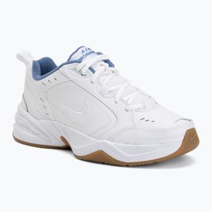 Herren Trainingsschuhe Nike Air Monarch IV white/indigo storm/gum light brown/white