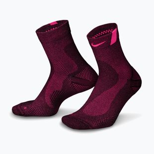 Socken Nike Run Lightweight Micro Crew Black/Hyper Pink/Hyper Pink