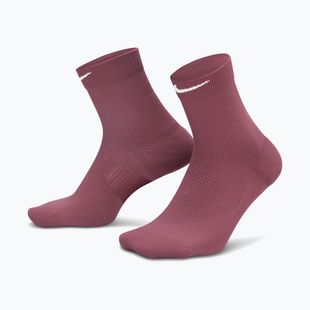 Socken Nike Run Midweight Micro Crew pink smoke/pink rise/white