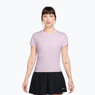 Damen-Tennisshirt Nike Court Dri-Fit Advantage bleached lilac/white