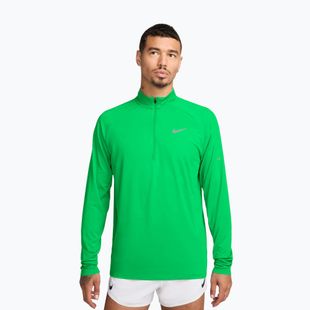 Laufsweatshirt für Herren Nike Stride 1/4 Zip Dri-Fit green spark