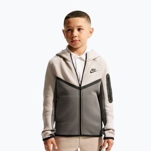 Kinder-Sweatshirt Nike Sportswear Tech Fleece moon particle/cave stone/black/black
