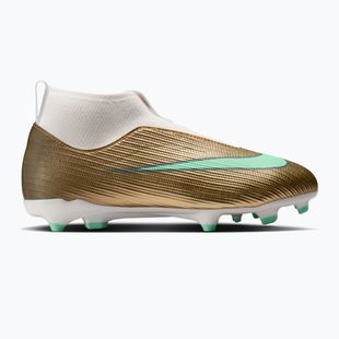 Kinder-Fußballschuhe Nike Jr. Mercurial Superfly 11 Academy "Kylian Mbappé" metallic gold/green glow
