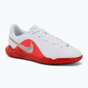 Kinder-Fußballschuhe Nike Jr. Tiempo Maestro Club white/bright crimson/blur
