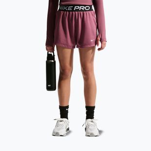 Kindershorts Nike Pro Fleece pink smoke/pink smoke/black/white