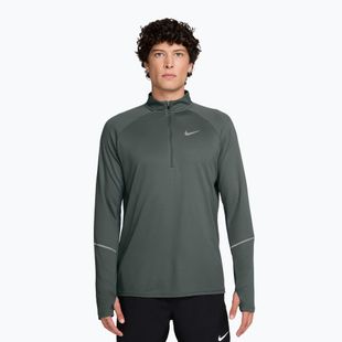 Laufsweatshirt für Herren Nike Miler Dri-Fit UV 1/2 Zip camo green