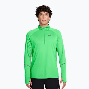 Laufsweatshirt für Herren Nike Miler Dri-Fit UV 1/2 Zip illusion green