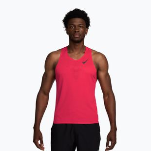 Herren-Laufshirt Nike AeroSwift fusion red/black