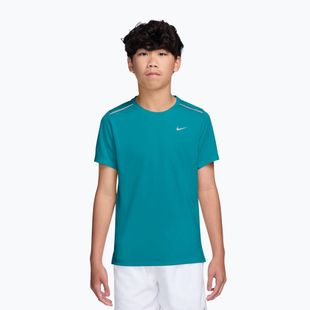 Kinder-Shirt Nike Miler bright spruce/energy/heather