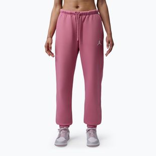 Damenhose Jordan Fleece desert berry/white