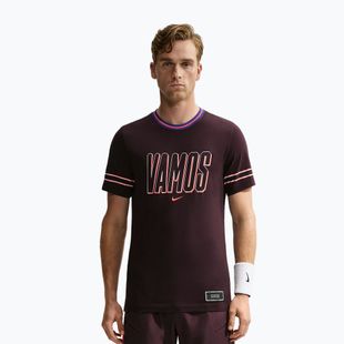Herren-Shirt Nike Court Dri-FIT Cotton burgundy ash