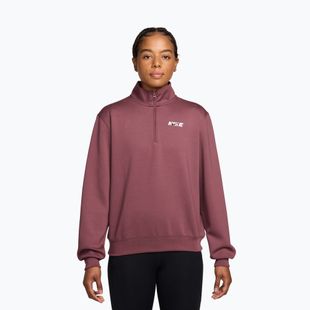 Damen-Trainingssweatshirt Nike Studio Fleece Sport pink smoke/mystic dates/white