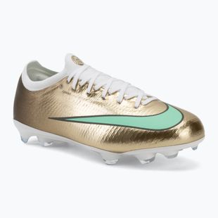 Kinder-Fußballschuhe Nike Jr. Vapor 17 Pro "Kylian Mbappé" Metallic Gold/Green Glow