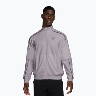 Herren Tennis-Sweatshirt Nike Court Heritage silver lilac/gridiron