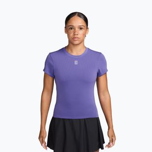 Damen Tennis-Shirt  Nike Court Advantage dark iris/white