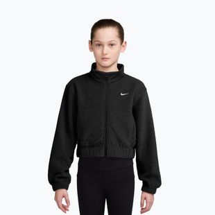 Kinder-Sweatshirt Nike Pro Therma-FIT Full-Zip black/white