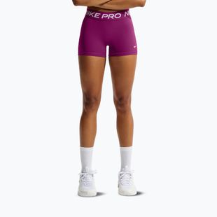 Damen-Shorts Nike Pro Mid-Rise Biker 3" true berry/white