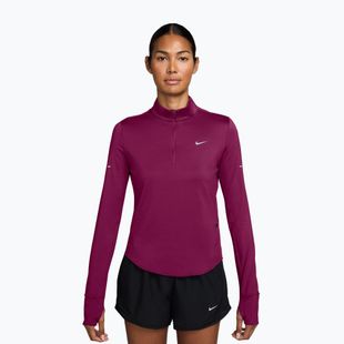 Laufpullover für Damen Nike Swift Dri-FIT UV 1/4-Zip true berry