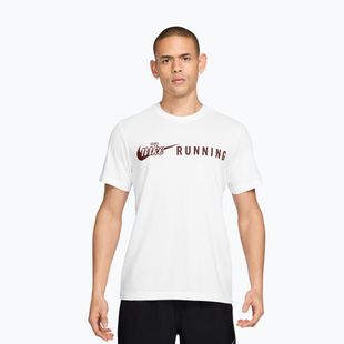 Herren-Laufshirt Nike Dri-Fit Running T-Shirt white/mystic dates