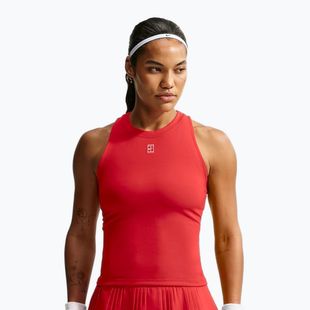 Kinder-Tennisshirt Nike Court Advantage university red/white