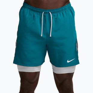 Herren-Laufshorts Nike Miler Dri-Fit 2in1 5" bright spruce