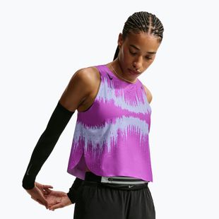 Damen-Laufshirt Nike AeroSwift vivid purple/purple dynasty