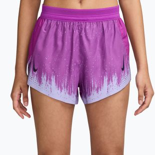 Damen-Laufshorts Nike AeroSwift vivid purple/purple dynasty