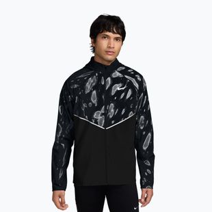 Laufjacke für Herren Nike Miler Repel UV Printed black/black