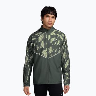 Laufjacke für Herren Nike Miler Repel UV Printed camo green/black
