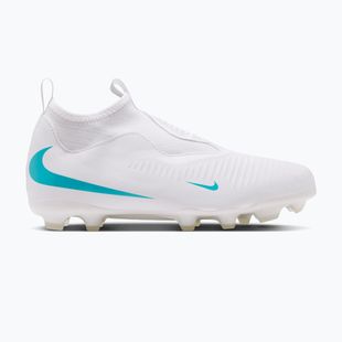 Kinder-Fußballschuhe Nike Phantom 6 High Academy Jr FG/MG white/white/dusty cactus