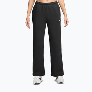 Damenhose Nike Studio Fleece total black/sail