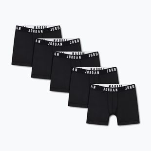 Herrenboxershorts Nike Jordan Poly 5er-Pack Schwarz