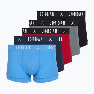 Herrenboxershorts Nike Jordan Cotton Trunk 5er-Pack gym red/schwarz